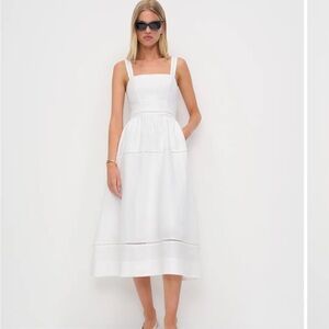 Reformation Everett Linen Dress